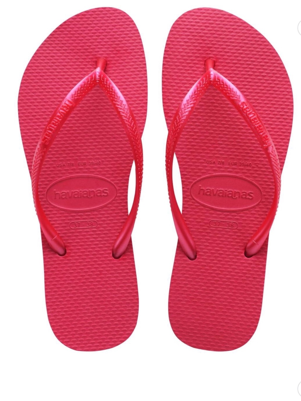 Havaianas Pink Fever Slim Strap Flip Flops